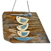 Jan Guest coastal art - sea birds