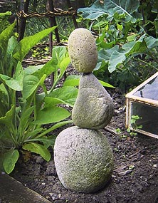 Boulder Stacks, sculpture for the garden