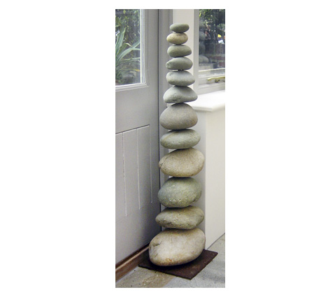 Boulder Stacks, for garden, patio or interior